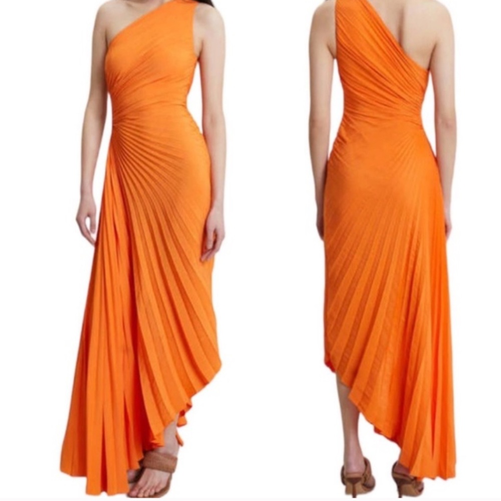 A.L.C. defina dress in orange size 6